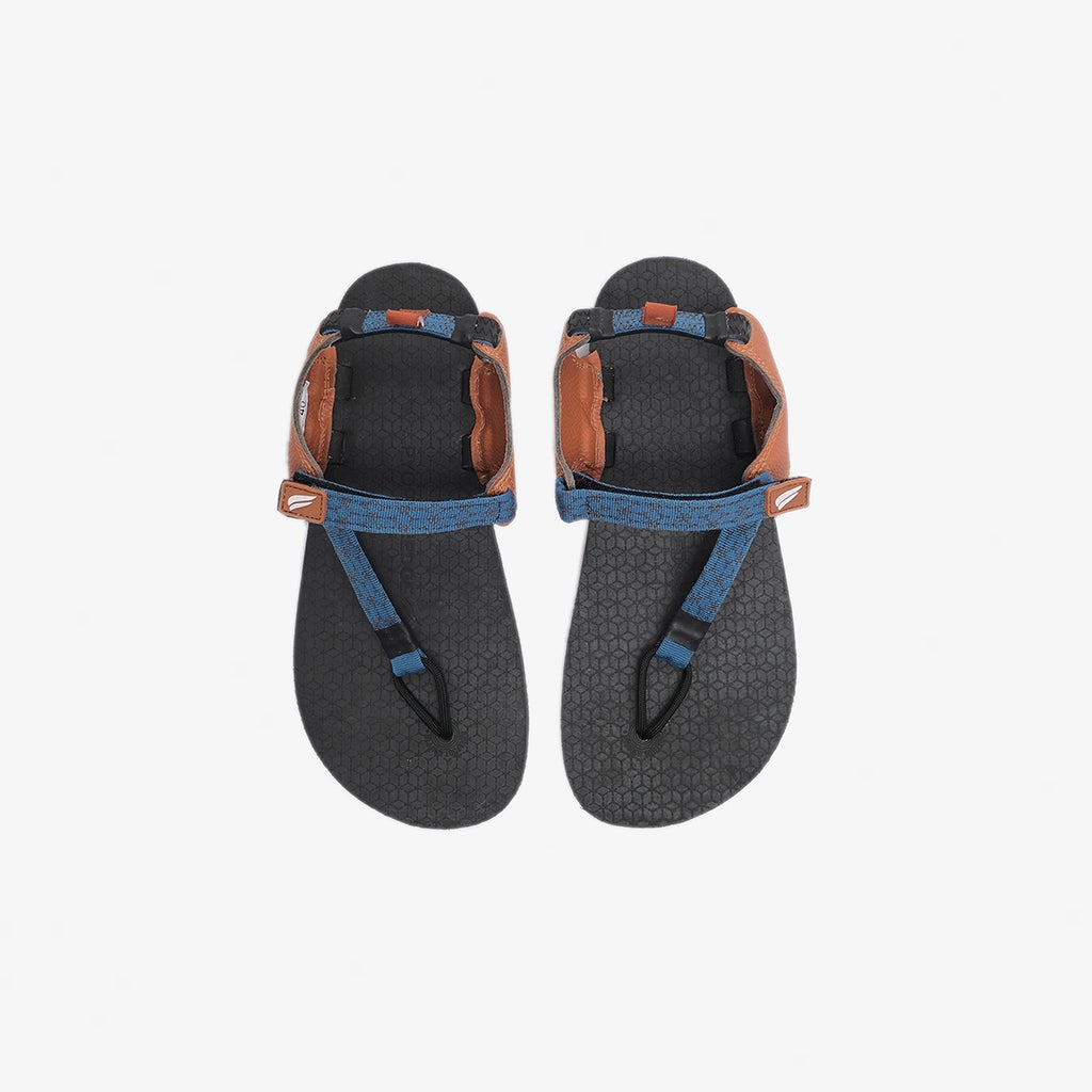 Tapak Barefoot Flip Flops - Azure Blue Terracota - Pyopp Fledge