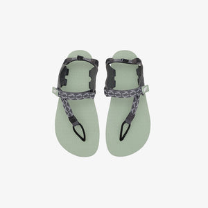 Tapak V1.5 Barefoot Flip Flops - Grey On Seafoam Green - Pyopp Fledge Indonesia