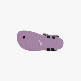 Tapak V1.5 Barefoot Flip Flops - Light Grey On Purple Mauve - Pyopp Fledge Indonesia